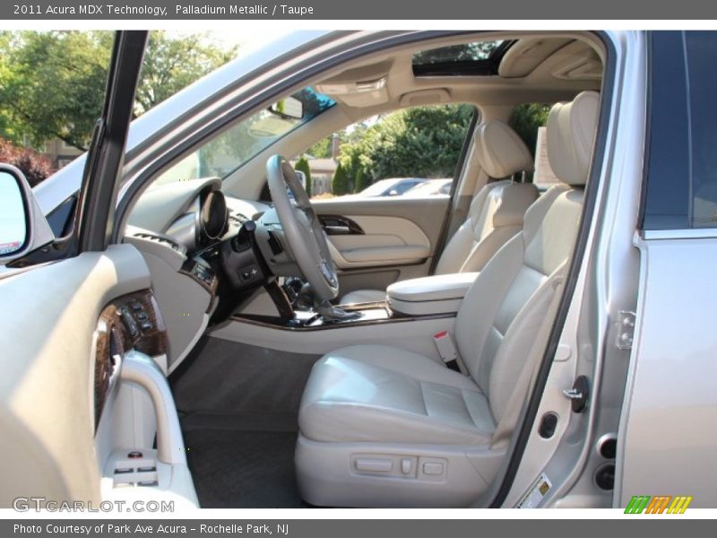 Palladium Metallic / Taupe 2011 Acura MDX Technology