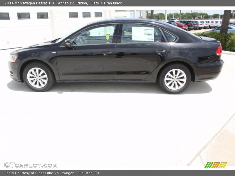 Black / Titan Black 2014 Volkswagen Passat 1.8T Wolfsburg Edition