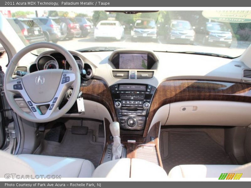 Palladium Metallic / Taupe 2011 Acura MDX Technology