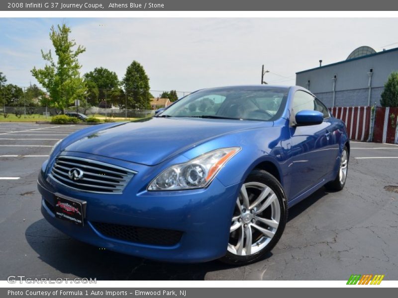 Athens Blue / Stone 2008 Infiniti G 37 Journey Coupe