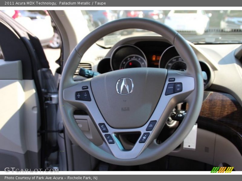 Palladium Metallic / Taupe 2011 Acura MDX Technology