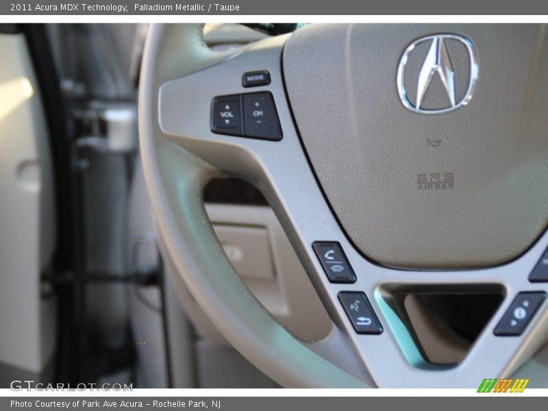 Palladium Metallic / Taupe 2011 Acura MDX Technology