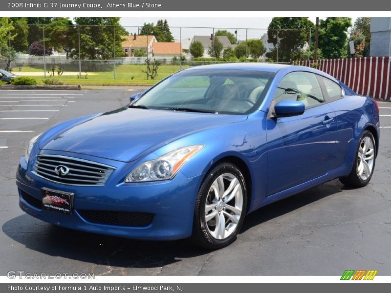 Athens Blue / Stone 2008 Infiniti G 37 Journey Coupe