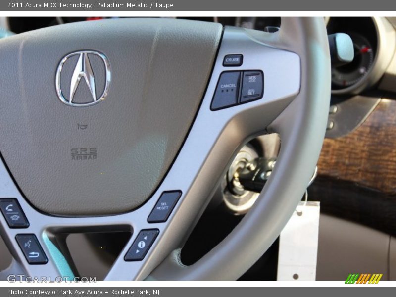 Palladium Metallic / Taupe 2011 Acura MDX Technology