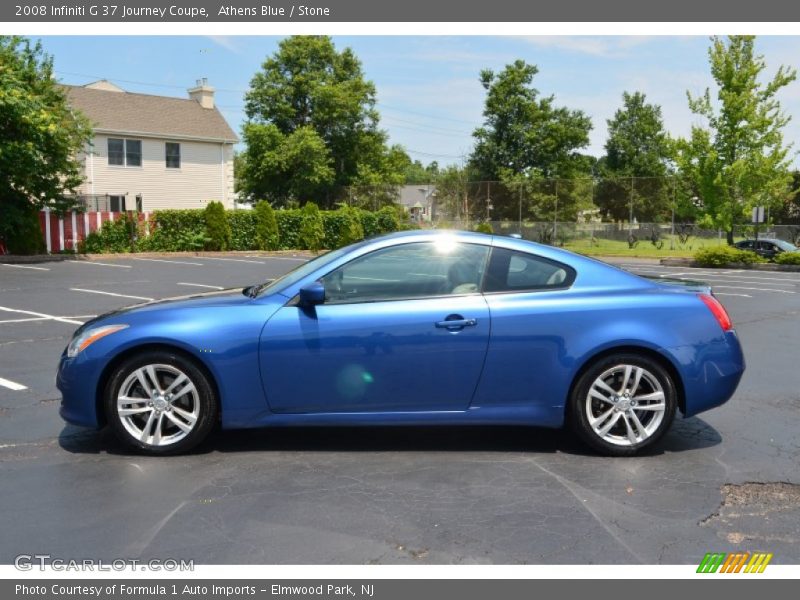 Athens Blue / Stone 2008 Infiniti G 37 Journey Coupe