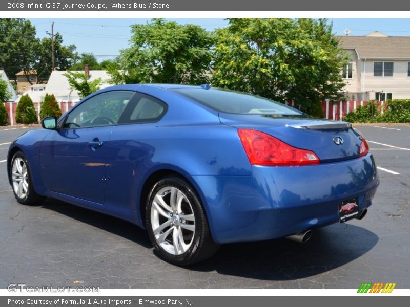 Athens Blue / Stone 2008 Infiniti G 37 Journey Coupe