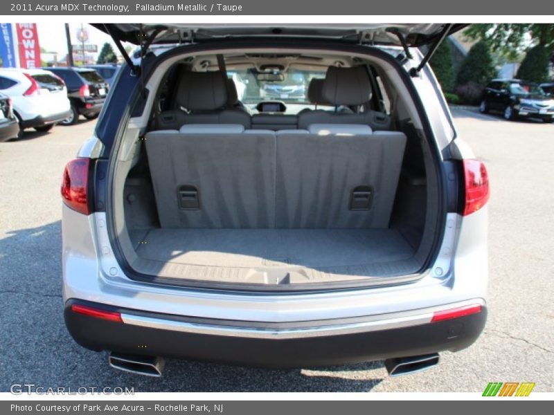 Palladium Metallic / Taupe 2011 Acura MDX Technology