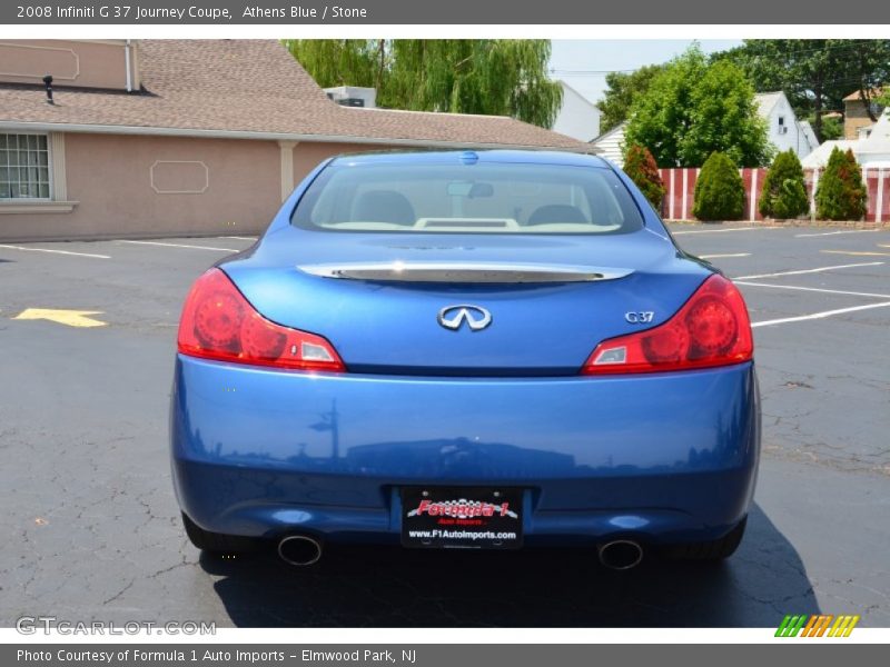 Athens Blue / Stone 2008 Infiniti G 37 Journey Coupe