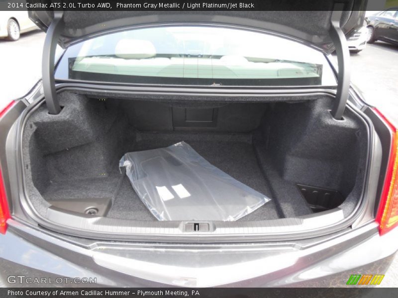 Phantom Gray Metallic / Light Platinum/Jet Black 2014 Cadillac ATS 2.0L Turbo AWD