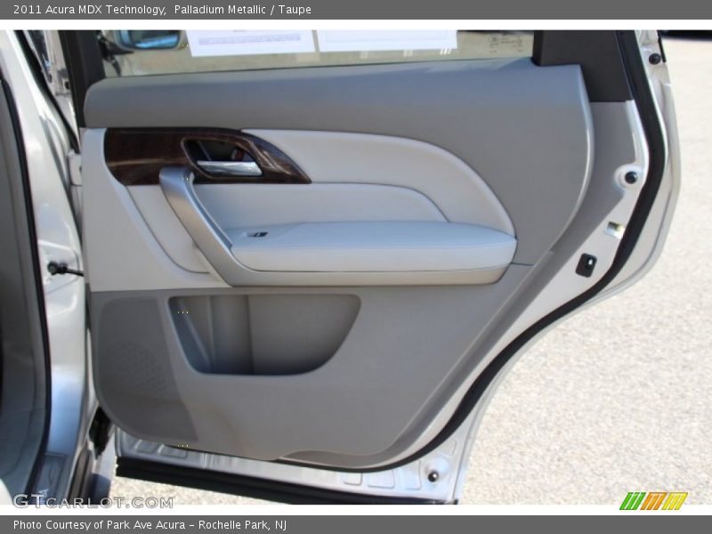 Palladium Metallic / Taupe 2011 Acura MDX Technology