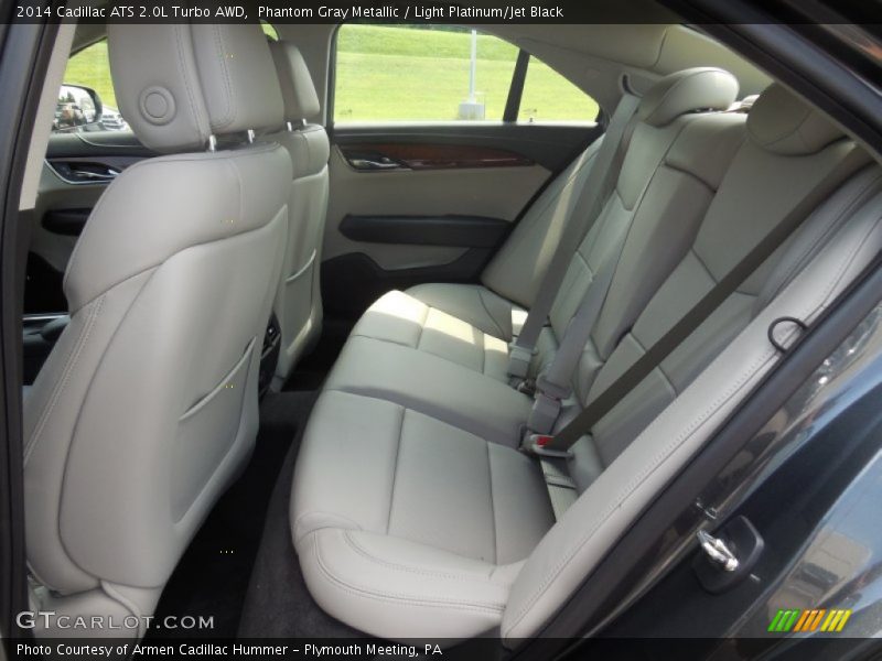 Phantom Gray Metallic / Light Platinum/Jet Black 2014 Cadillac ATS 2.0L Turbo AWD