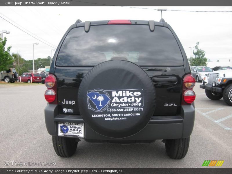 Black / Khaki 2006 Jeep Liberty Sport