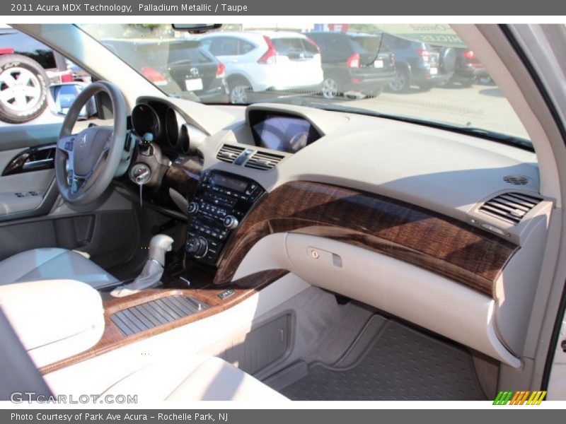 Palladium Metallic / Taupe 2011 Acura MDX Technology