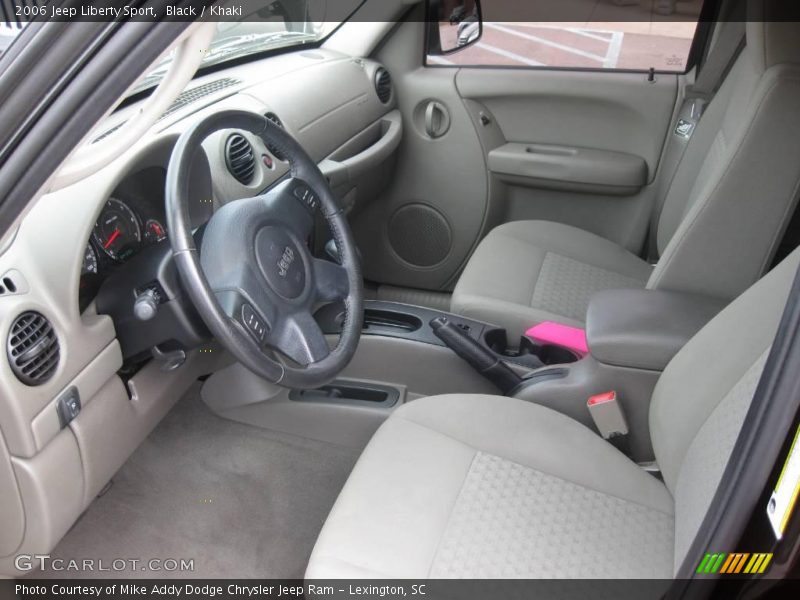 Black / Khaki 2006 Jeep Liberty Sport