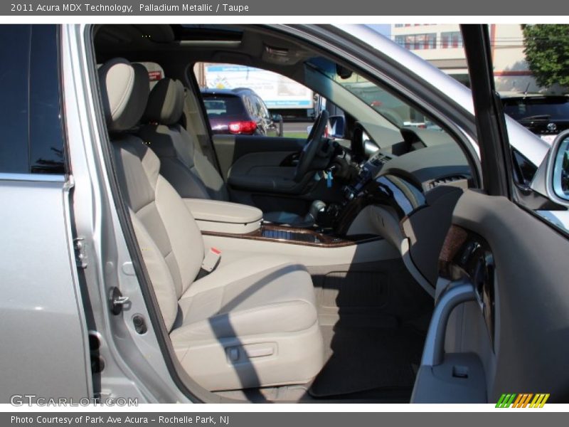 Palladium Metallic / Taupe 2011 Acura MDX Technology
