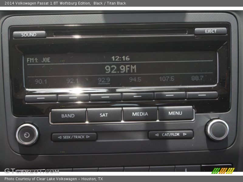 Black / Titan Black 2014 Volkswagen Passat 1.8T Wolfsburg Edition