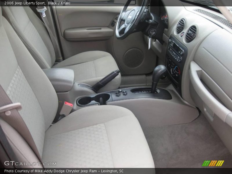 Black / Khaki 2006 Jeep Liberty Sport