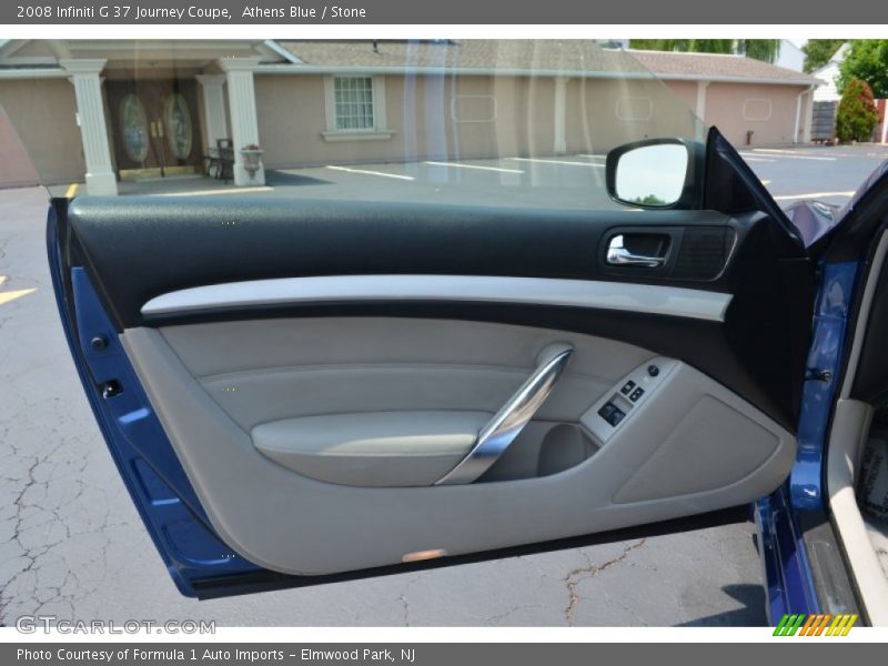 Athens Blue / Stone 2008 Infiniti G 37 Journey Coupe