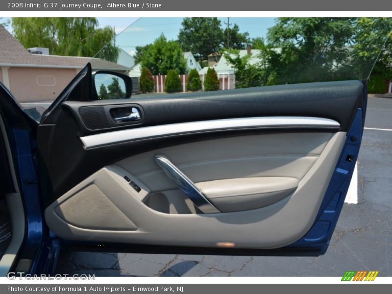 Athens Blue / Stone 2008 Infiniti G 37 Journey Coupe