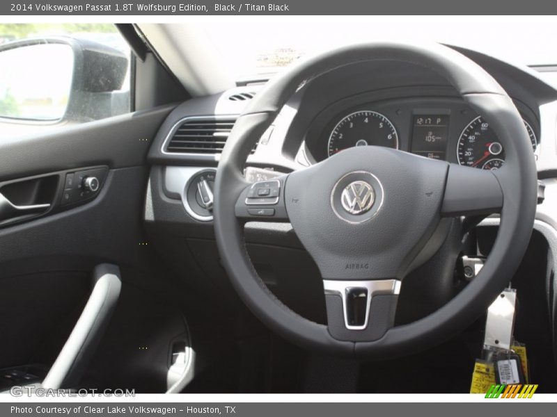 Black / Titan Black 2014 Volkswagen Passat 1.8T Wolfsburg Edition