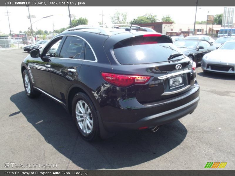 Black Obsidian / Java 2011 Infiniti FX 35 AWD