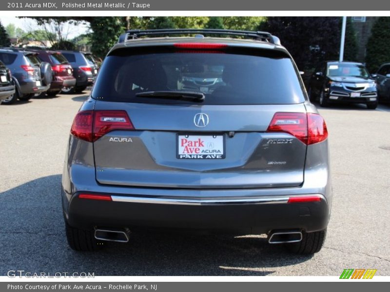 Polished Metal Metallic / Taupe 2011 Acura MDX