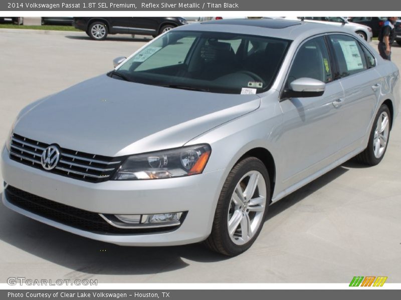 Reflex Silver Metallic / Titan Black 2014 Volkswagen Passat 1.8T SEL Premium