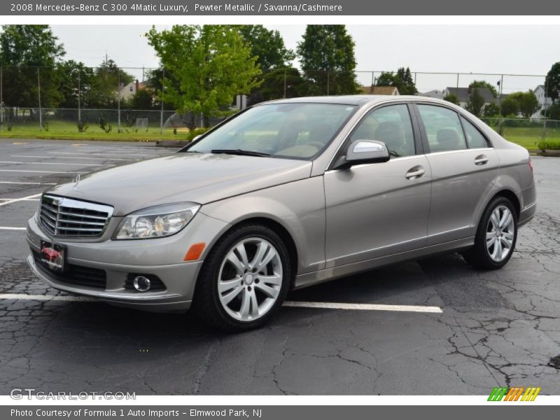 Pewter Metallic / Savanna/Cashmere 2008 Mercedes-Benz C 300 4Matic Luxury