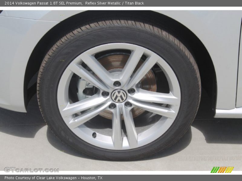 Reflex Silver Metallic / Titan Black 2014 Volkswagen Passat 1.8T SEL Premium