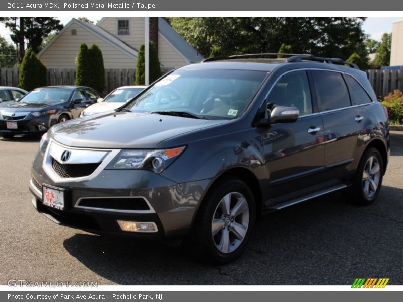 Polished Metal Metallic / Taupe 2011 Acura MDX