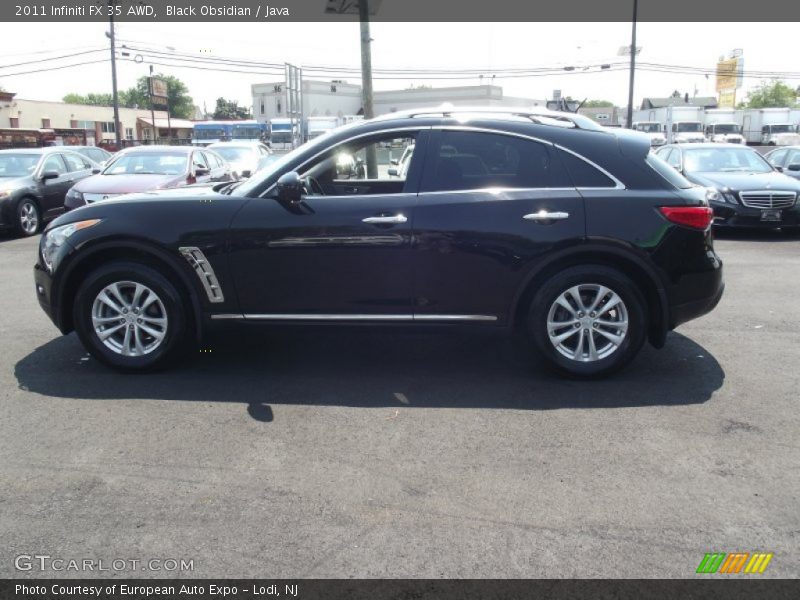 Black Obsidian / Java 2011 Infiniti FX 35 AWD