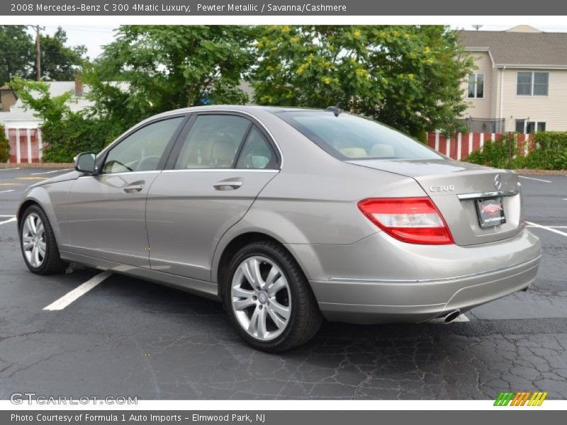 Pewter Metallic / Savanna/Cashmere 2008 Mercedes-Benz C 300 4Matic Luxury