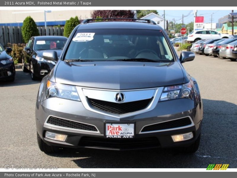 Polished Metal Metallic / Taupe 2011 Acura MDX