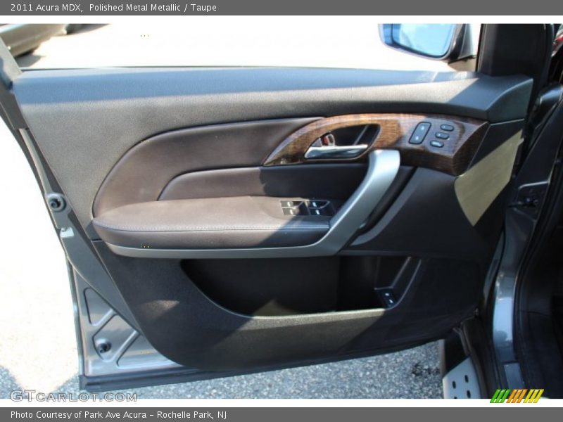 Polished Metal Metallic / Taupe 2011 Acura MDX