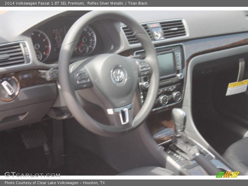 Reflex Silver Metallic / Titan Black 2014 Volkswagen Passat 1.8T SEL Premium