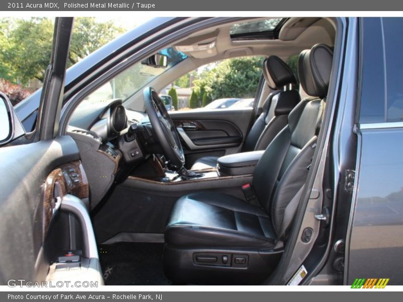 Polished Metal Metallic / Taupe 2011 Acura MDX