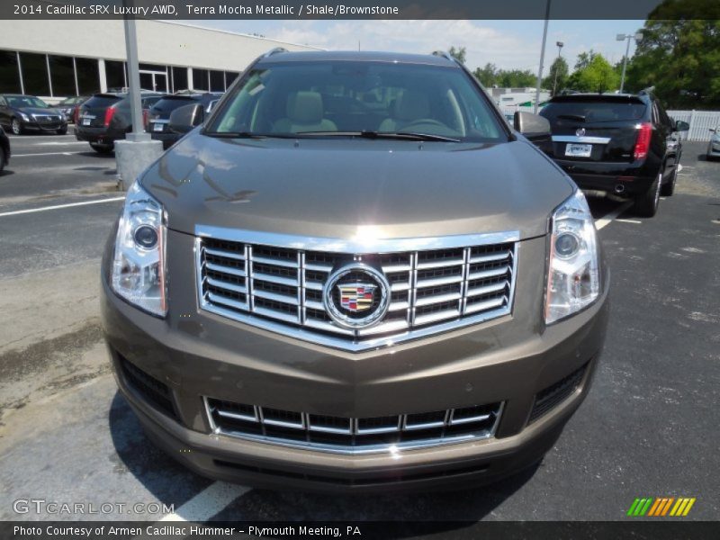 Terra Mocha Metallic / Shale/Brownstone 2014 Cadillac SRX Luxury AWD