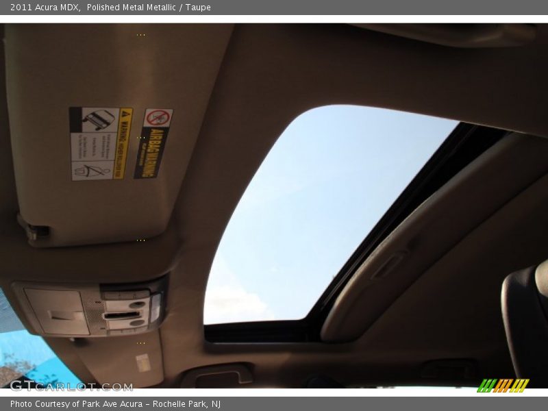 Polished Metal Metallic / Taupe 2011 Acura MDX