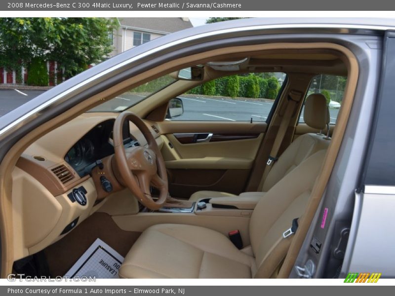 Pewter Metallic / Savanna/Cashmere 2008 Mercedes-Benz C 300 4Matic Luxury