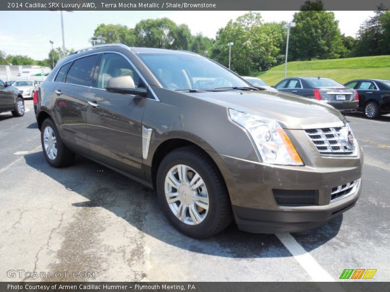 Terra Mocha Metallic / Shale/Brownstone 2014 Cadillac SRX Luxury AWD