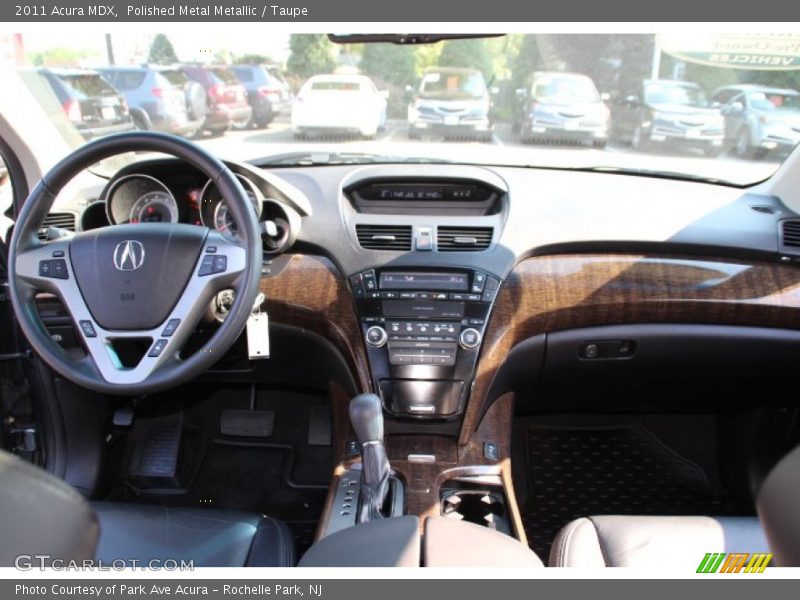 Polished Metal Metallic / Taupe 2011 Acura MDX