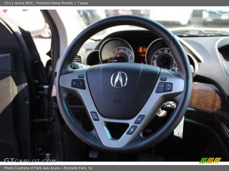 Polished Metal Metallic / Taupe 2011 Acura MDX