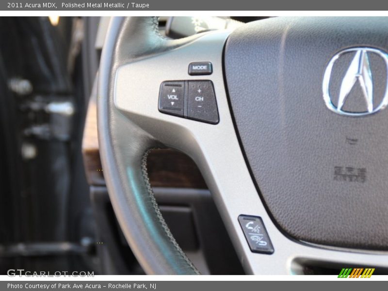 Polished Metal Metallic / Taupe 2011 Acura MDX