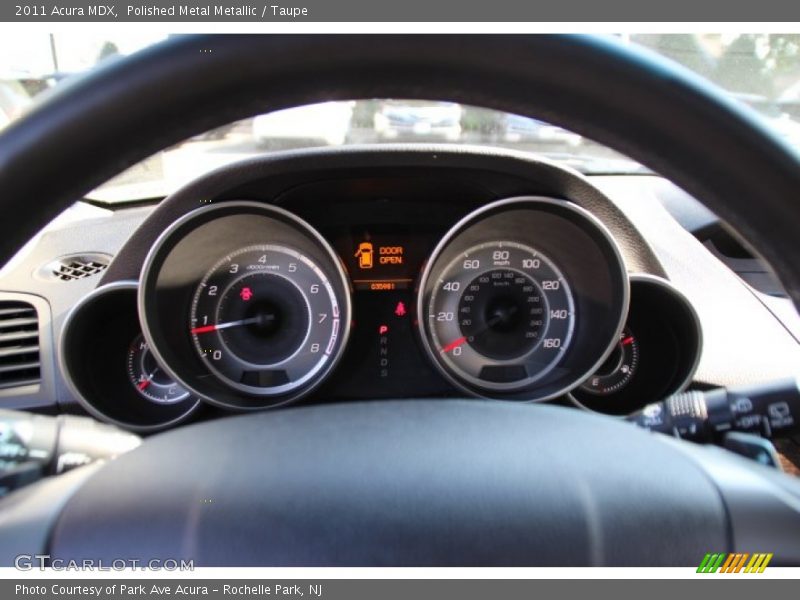 Polished Metal Metallic / Taupe 2011 Acura MDX