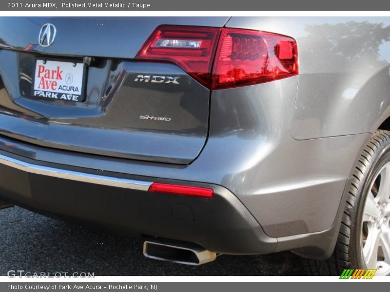 Polished Metal Metallic / Taupe 2011 Acura MDX