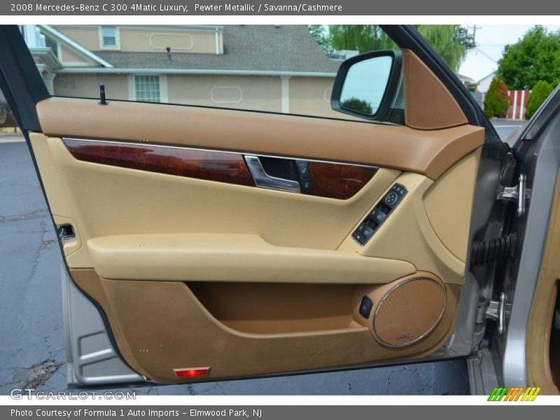 Pewter Metallic / Savanna/Cashmere 2008 Mercedes-Benz C 300 4Matic Luxury