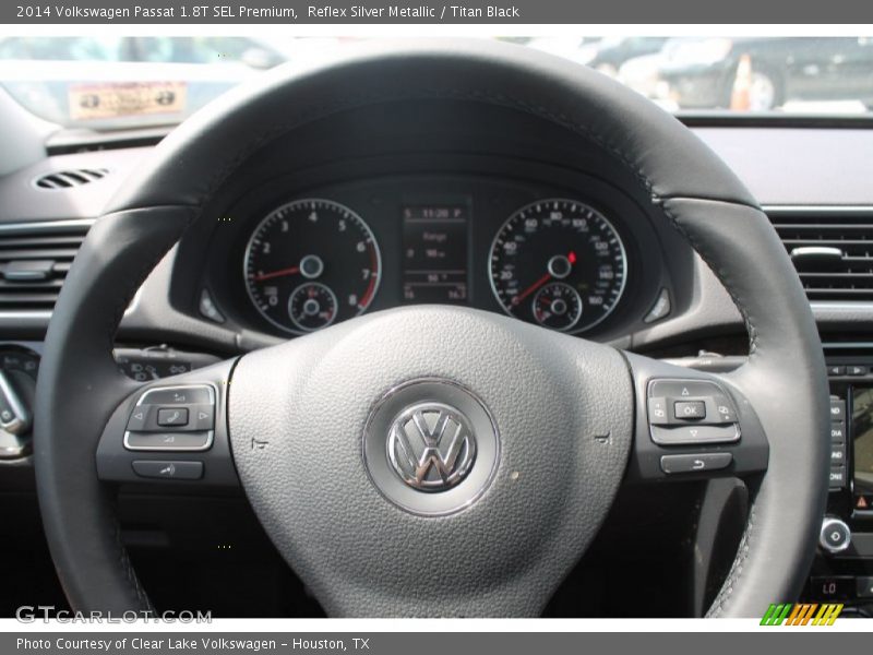 Reflex Silver Metallic / Titan Black 2014 Volkswagen Passat 1.8T SEL Premium