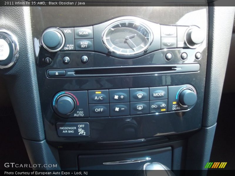 Black Obsidian / Java 2011 Infiniti FX 35 AWD