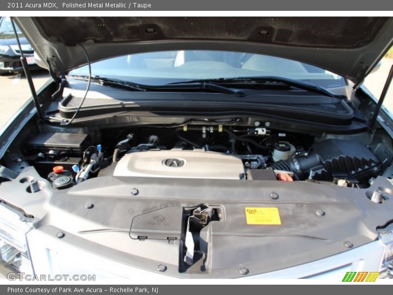 Polished Metal Metallic / Taupe 2011 Acura MDX