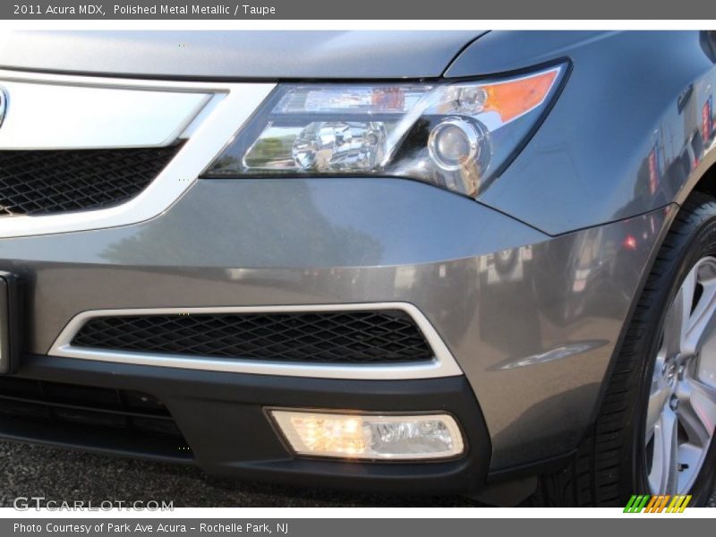 Polished Metal Metallic / Taupe 2011 Acura MDX